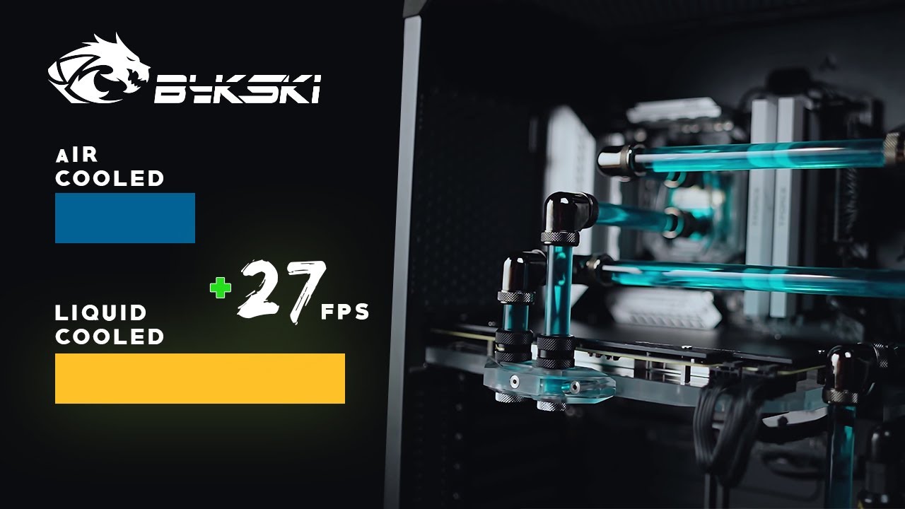 Bykski Water Cooling VS Air Cooling PC benchmark