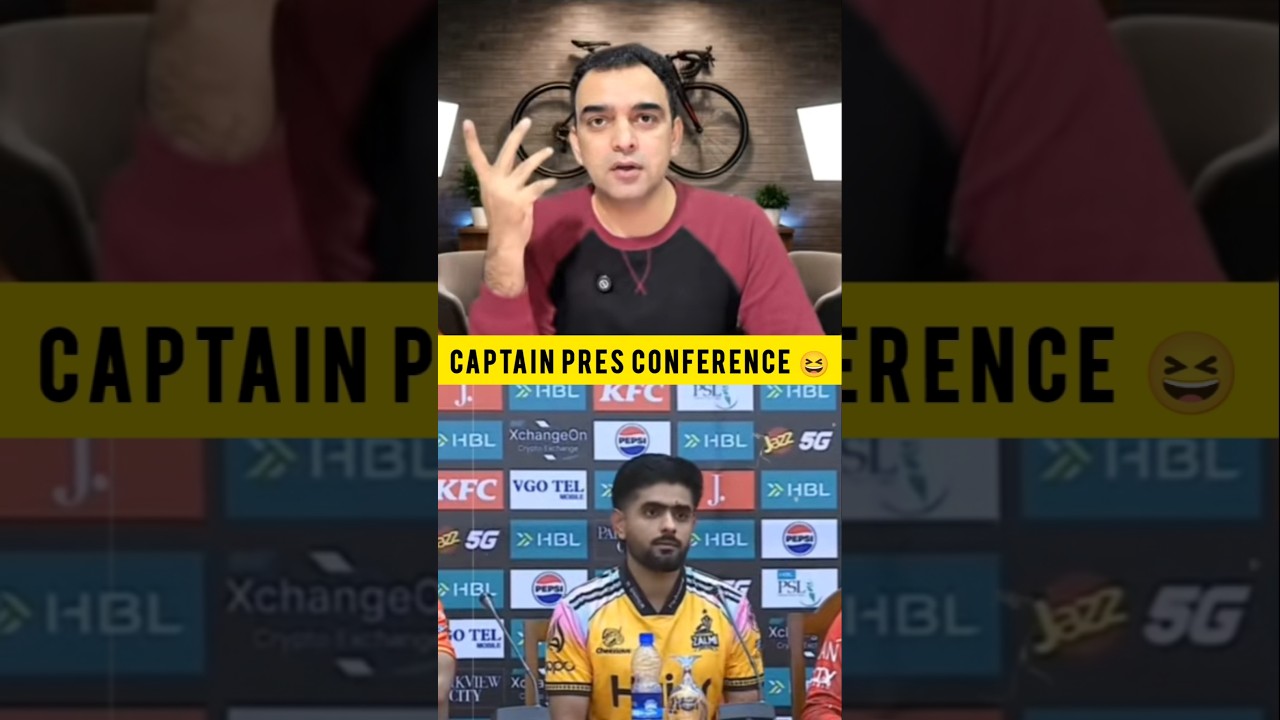 PSL CAPTAIN PRESS CONFERENCE START TIME 😆🔥 #worldcup #shorts