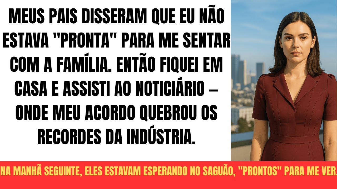 Meus pais disseram que eu não estava 'pronto' para a família... até eu provar o contrário