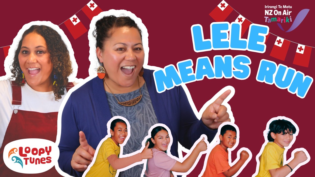 Lele Means Run | Tongan Action Song | Kids Music | Tongan Language