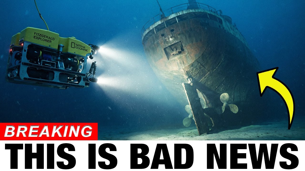1 MIN AGO: Underwater Drone Reached The Edmund Fitzgerald — What It Found Left Historians Speechless