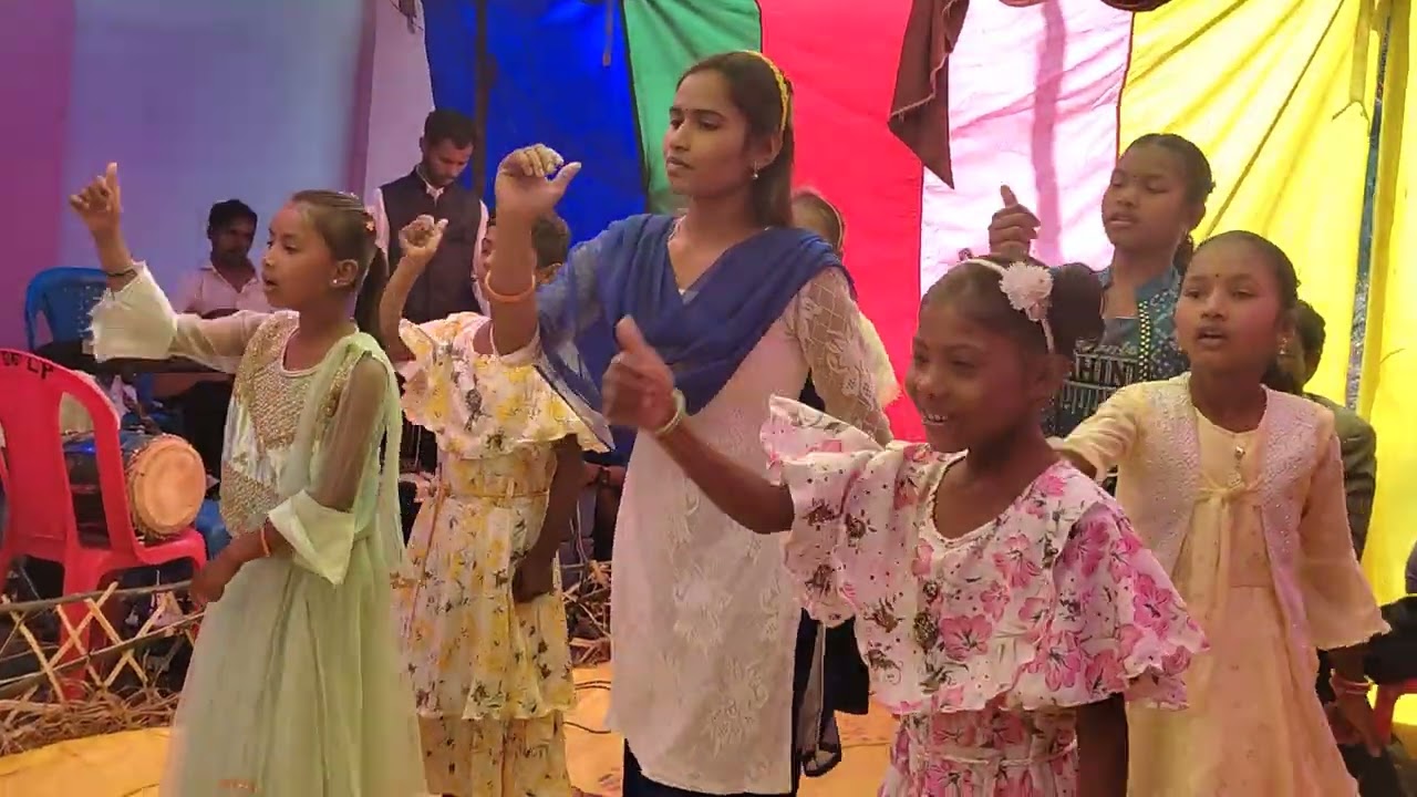 Aa aa bacha aa aa bacha chele sunday school action dance by CNI church Ladangi #samirpradhan#newyear