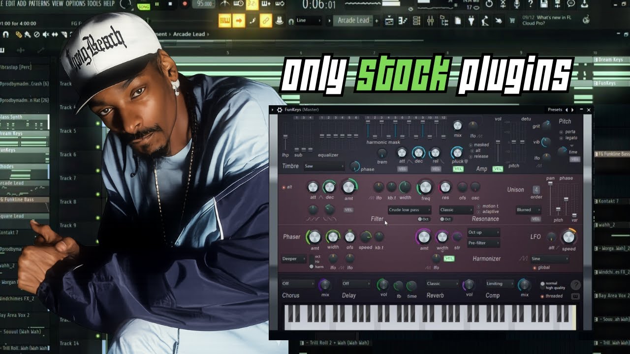 How To Make G-Funk Beats Using Only STOCK Plugins (2026)