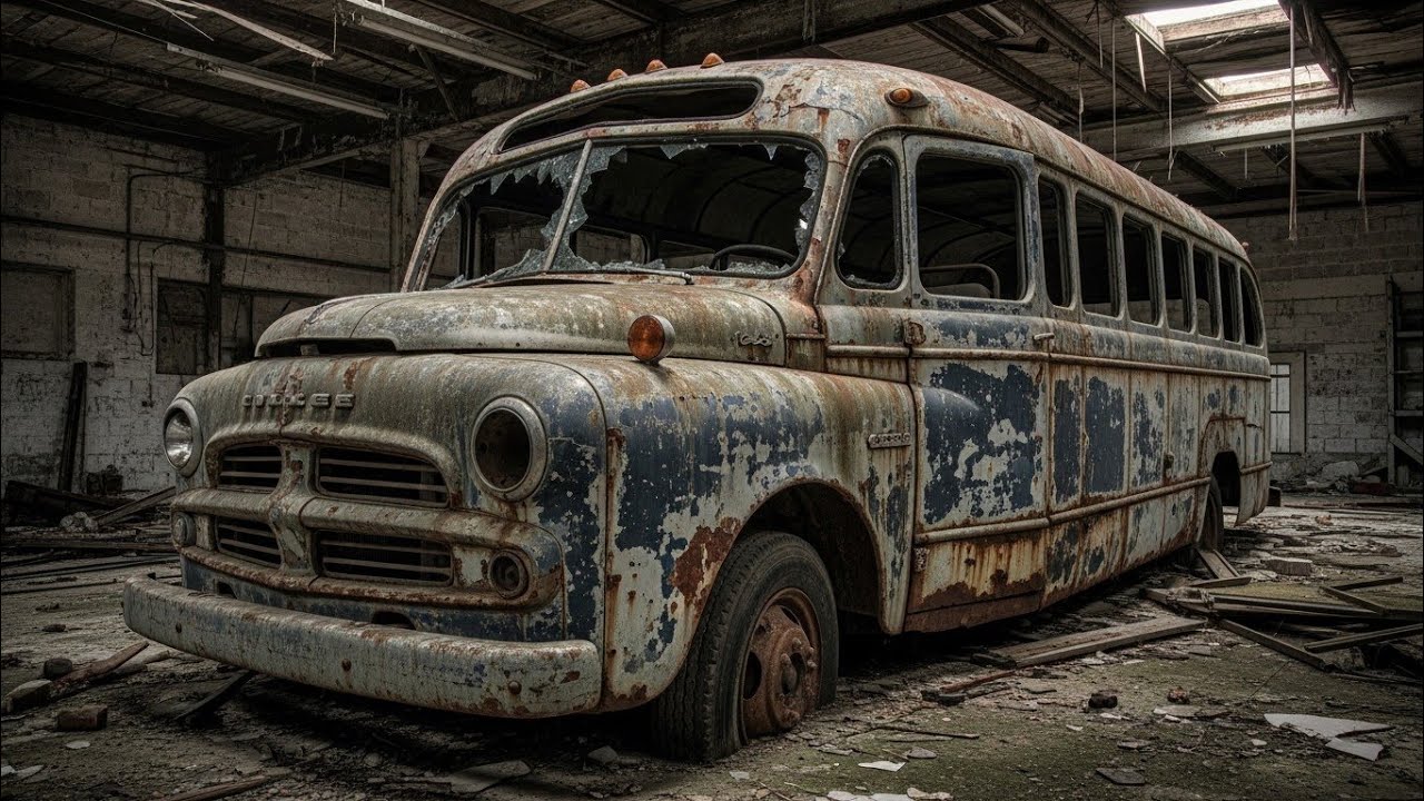 Restoration He Sold His Dodge D500 Bus 1951 for Just $500 The Reason Will Break Your Heart ASMR
