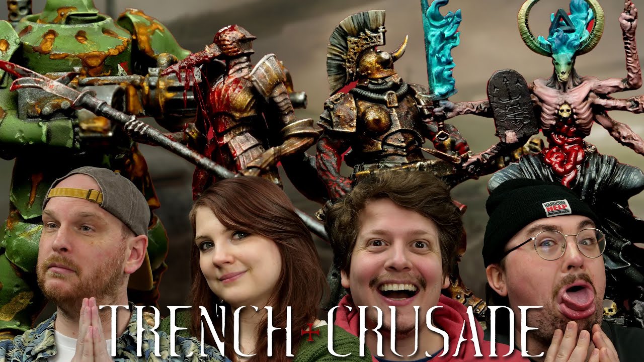 Wir haben Trench Crusade Warbands bemalt! - New Antioch, Heretic Legion, Black Grail & Court