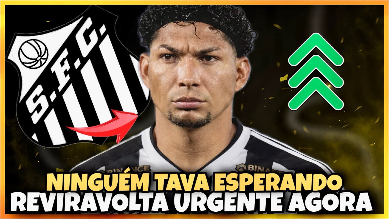 💥CHOCANTE!! NOVIDADE URGENTE SOBRE RONY NO SANTOS!! ÚLTIMAS NOTÍCIAS DO SANTOS HOJE