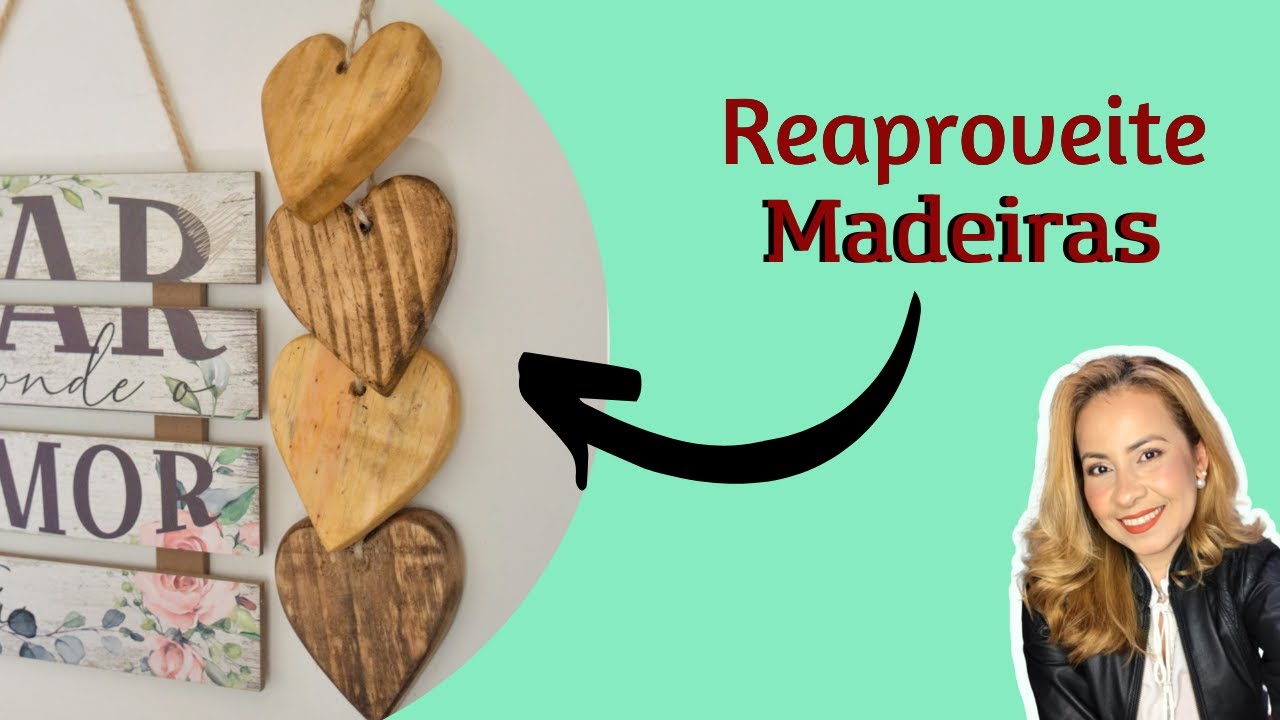 Coração de Madeira na Decoração Como Fazer?