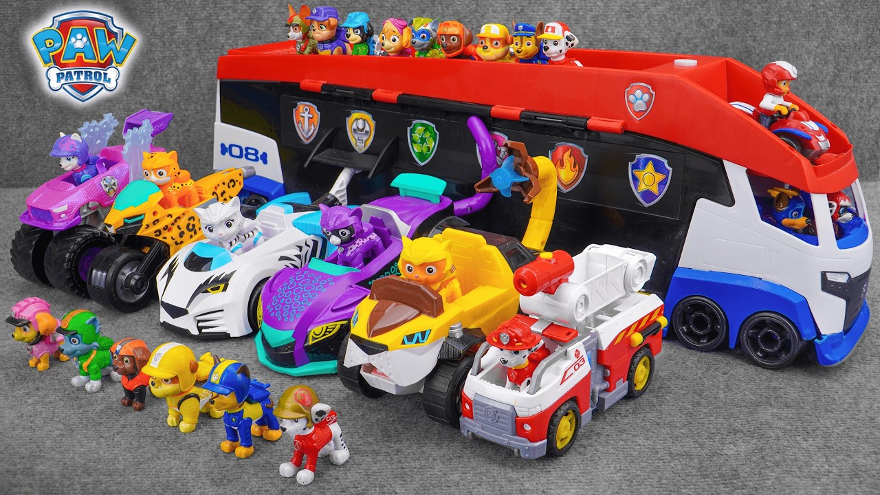 Paw Patrol MEGA Fleet Unboxing! 🐾🚓 Which Truck Is The Coolest? | Paw Patrol Unboxing ASMR #pawpatrol