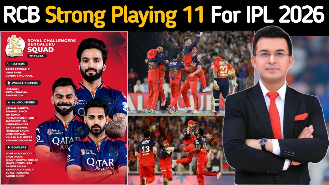 RCB Squad 2026: Royal Challengers Bengaluru Strongest Playing 11 after IPL 2026 Auction
