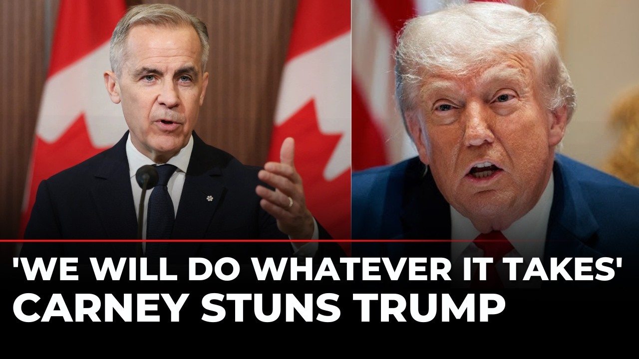Mark Carney LIVE: 'All Options Are On Table' Fires Back At Trump's Tariff Threat In Explosive Speech