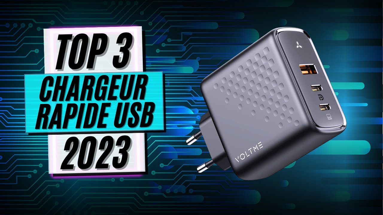 TOP 3 : Meilleur Chargeur Rapide 100W 2023 (Multi USB)