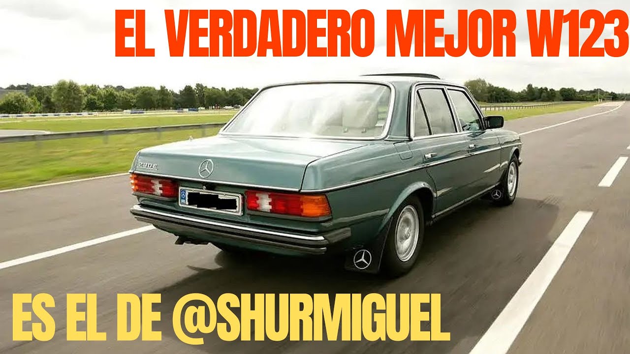 El mejor Mercedes w123 es el del @shurmiguel