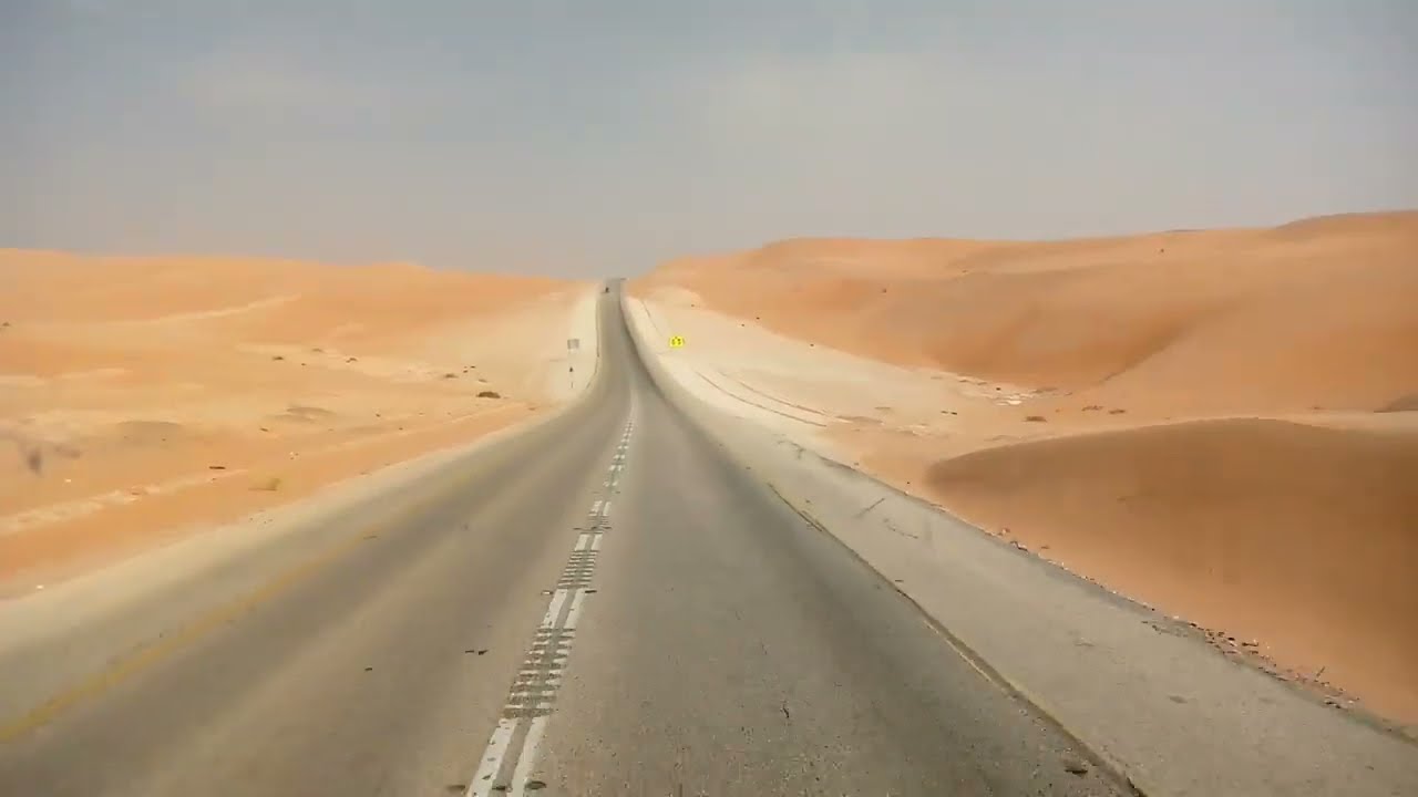 Sharurah highway attached Yamen Border Saudi Arabia visit and dangerous road