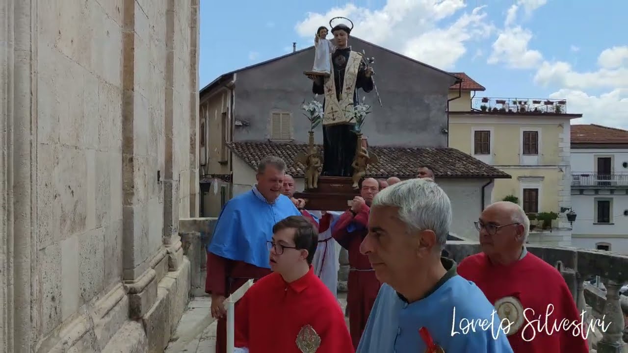 Processione di Sant'Antonio da Padova Scurcola Marsicana ❤️ 2 luglio 2023