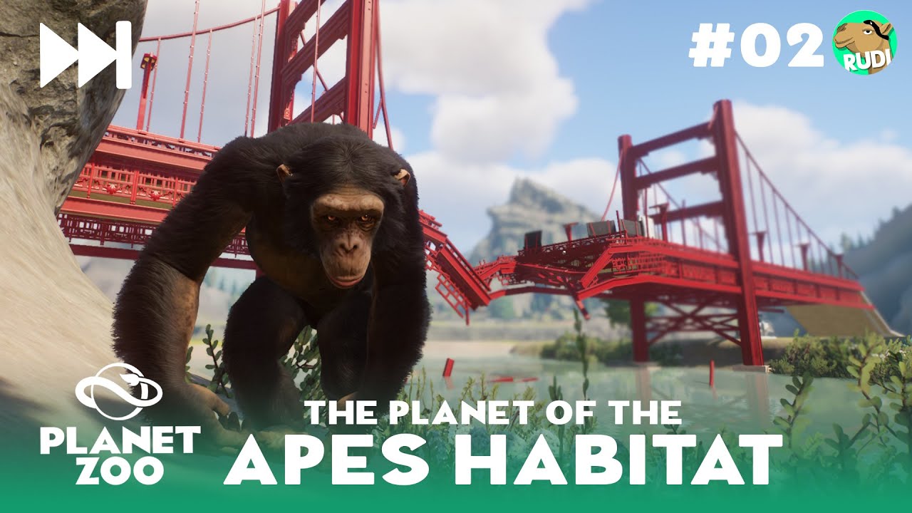 Planet of the Apes Habitat - Planet Zoo Sandbox - Movie Habitat Episode 1