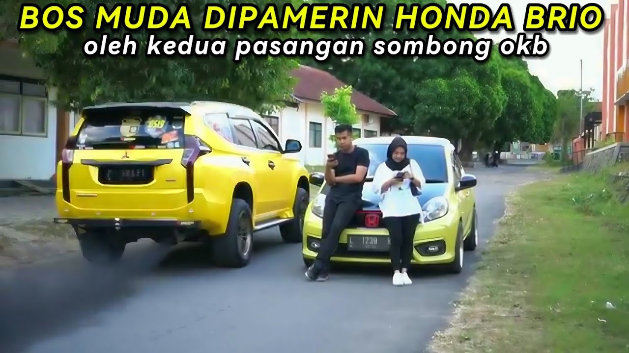 BOS MUDA DIREMEHKAN! DISENGGOL PASANGAN SOMBONG NAIK BRIO SAMPAI PAMER SALDO 😱🔥