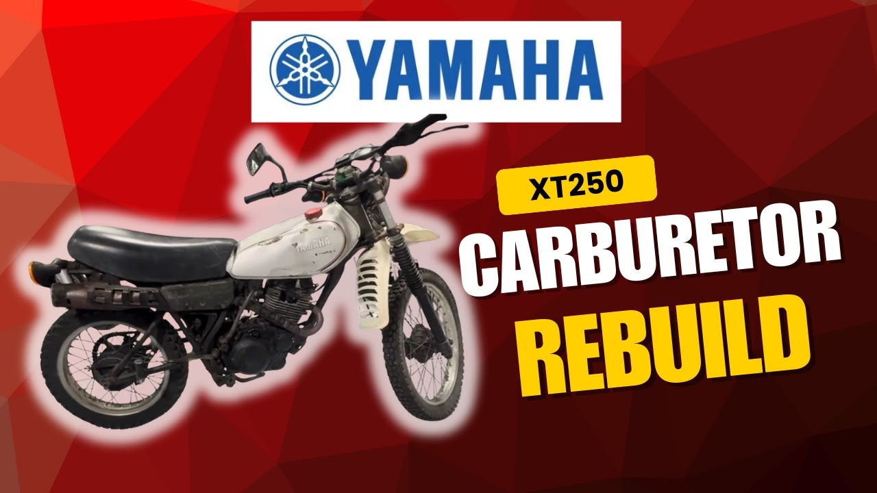1981 Yamaha XT250 Carb Rebuild
