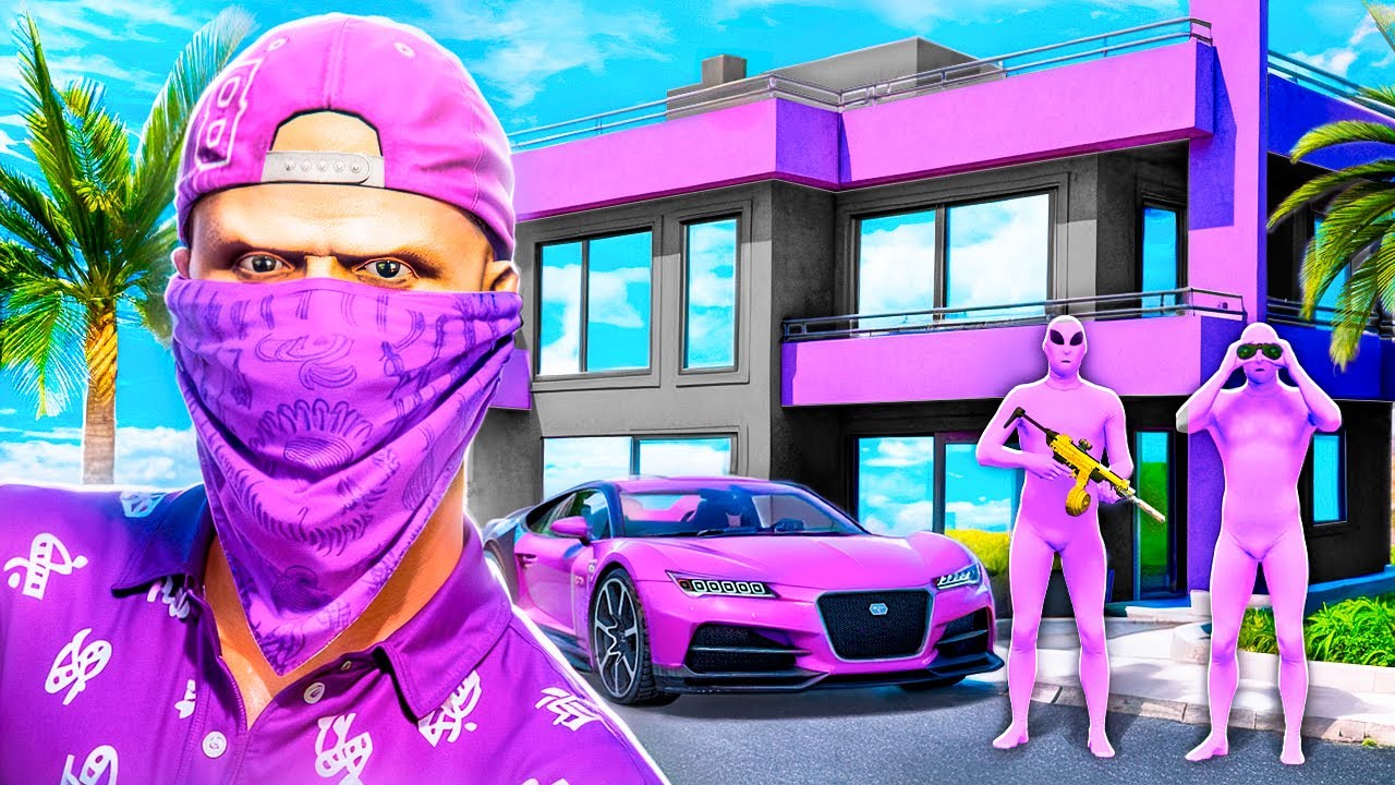 NOUA mea BAZA PURPLE GANG in GTA 5!