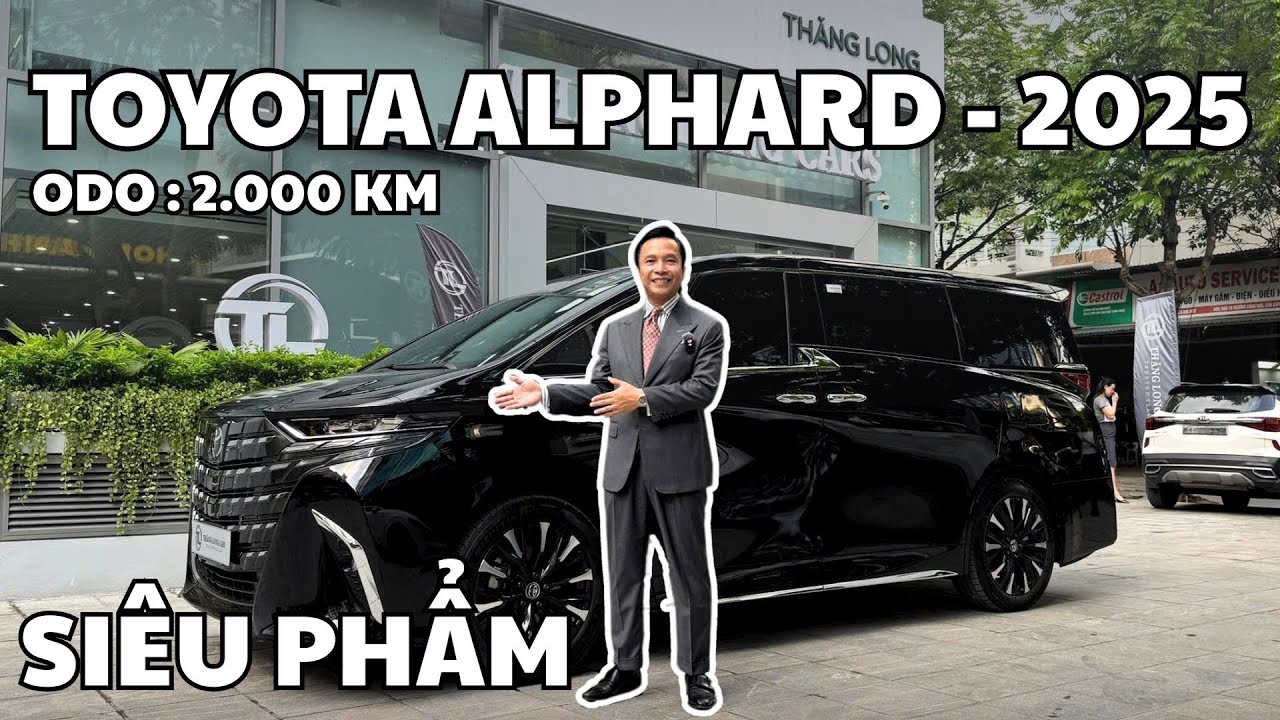 Toyota Alphard 2025 “siêu lướt” 2.000km đẹp hơn cả mua xe mới | Lê Minh Thành