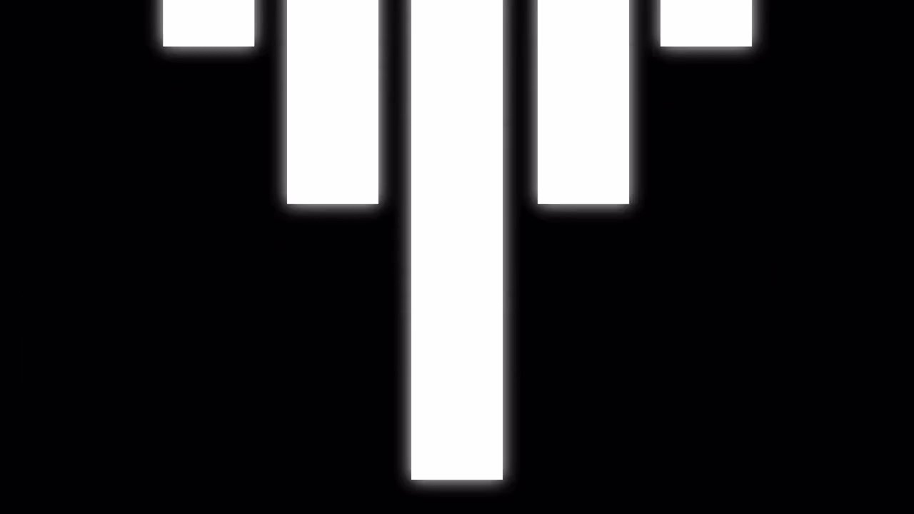 Abstract Black And white LED line 4K