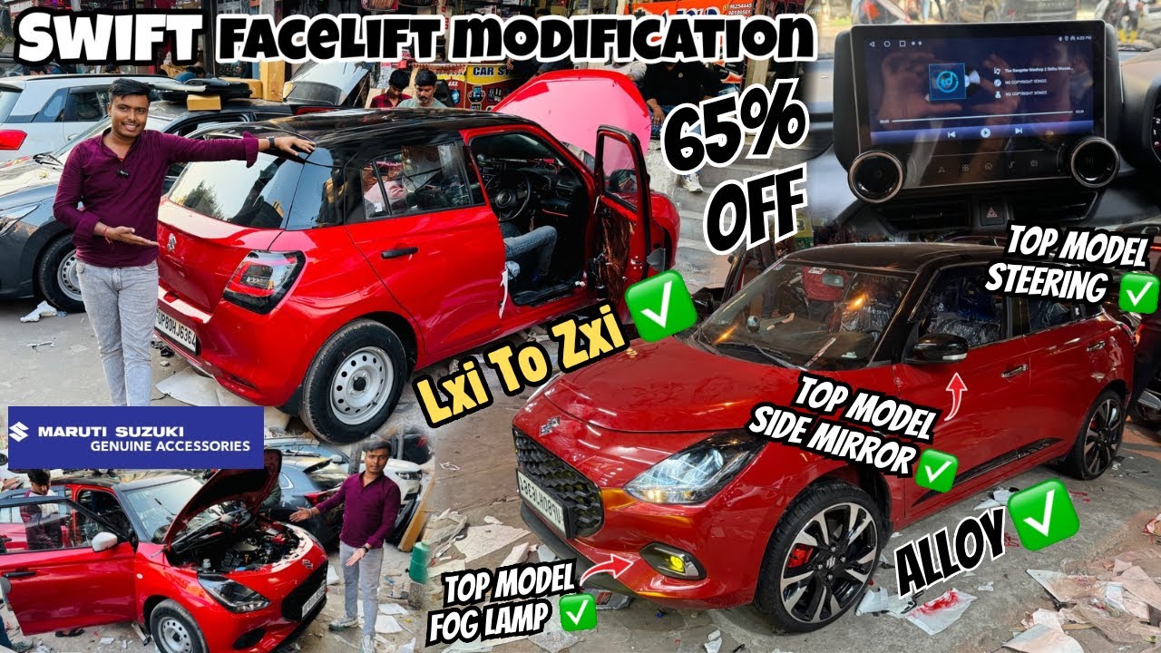 Swift 2024 Base To Top ✅ Swift Lxi To Zxi 2024 ✅ Swift Modified 2024 🔥 Swift Foglamp🔥Swift Rear Ac ✅