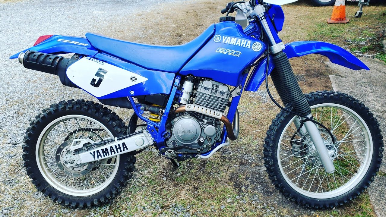 Yamaha TTR 250 best enduro dirt bike ever - better than xr250r or WR & cold start review