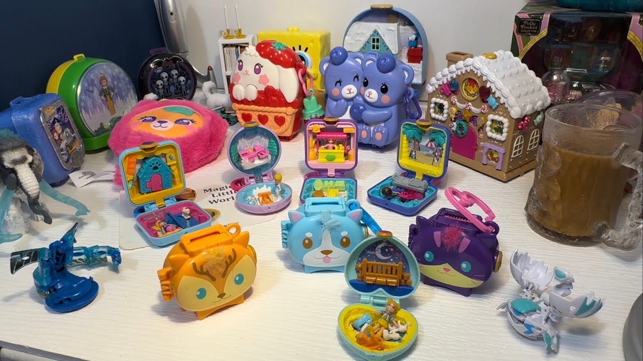 Мои находки на Facebook Marketplace! 8 мини-сумочек Polly Pocket.