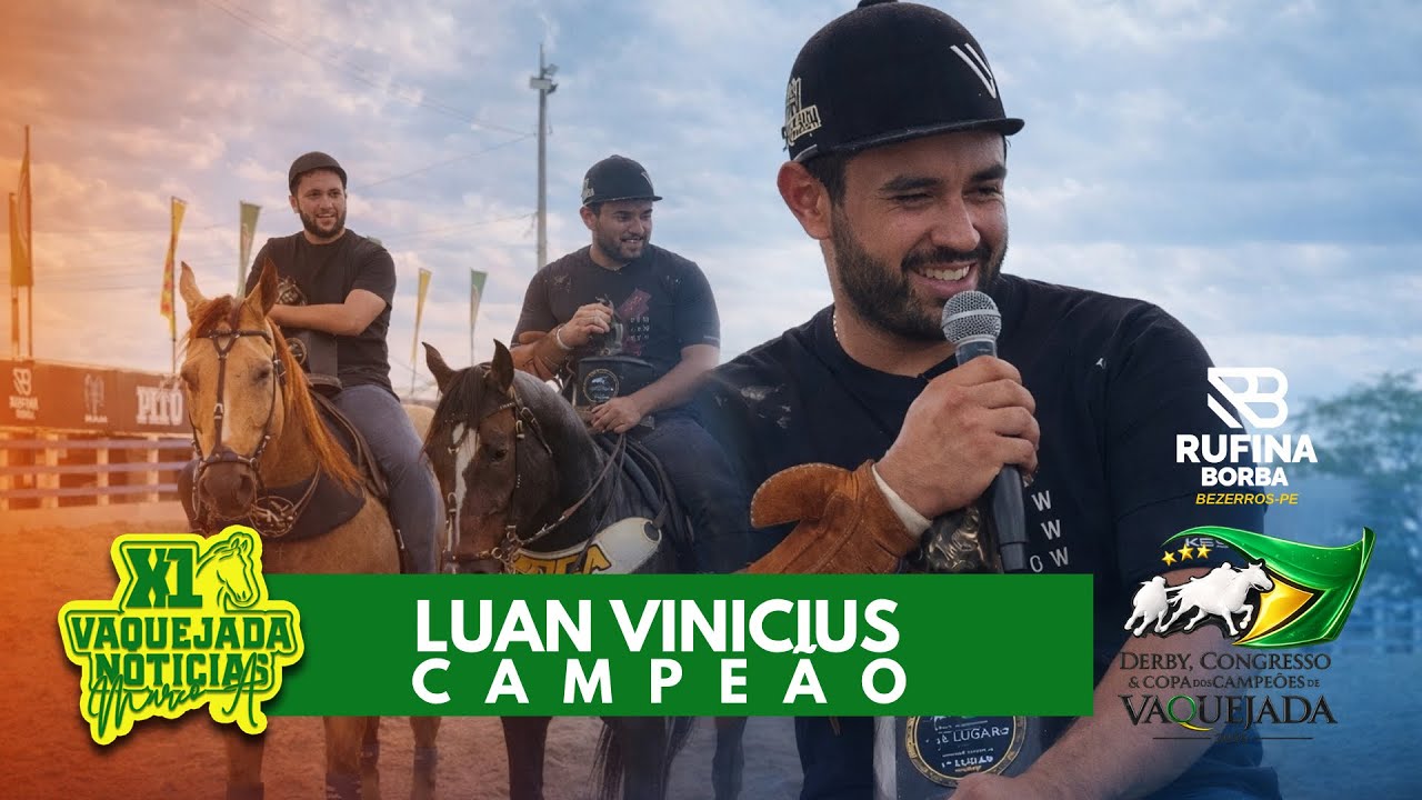DISPUTA AMADOR ABQM - LUAN VINÍCIUS É O GRANDE CAMPEÃO | VAQUEJADA AO VIVO 