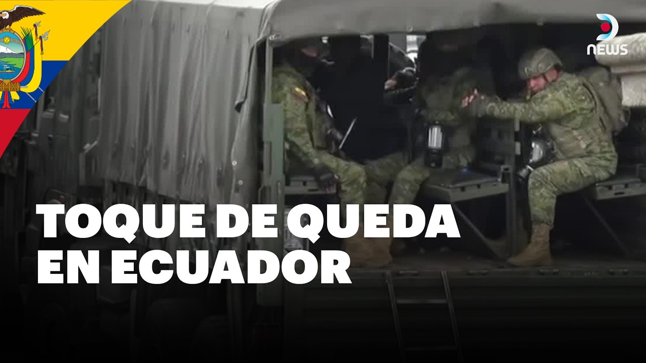 🚨 Ecuador implementa el toque de queda para combatir al narcotráfico | DNews