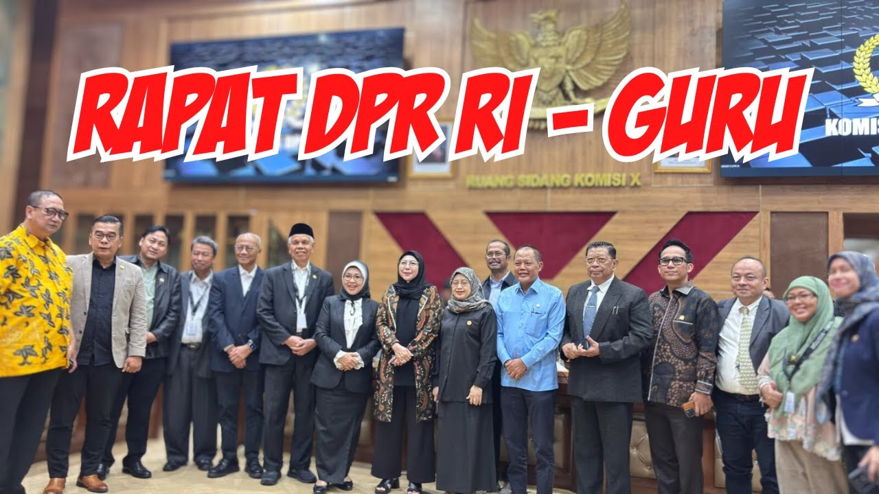 Rapat DPR RI Terkait Kesejahteraan Guru Honorer Diangkat Jadi PPPK di RUU Sisdiknas