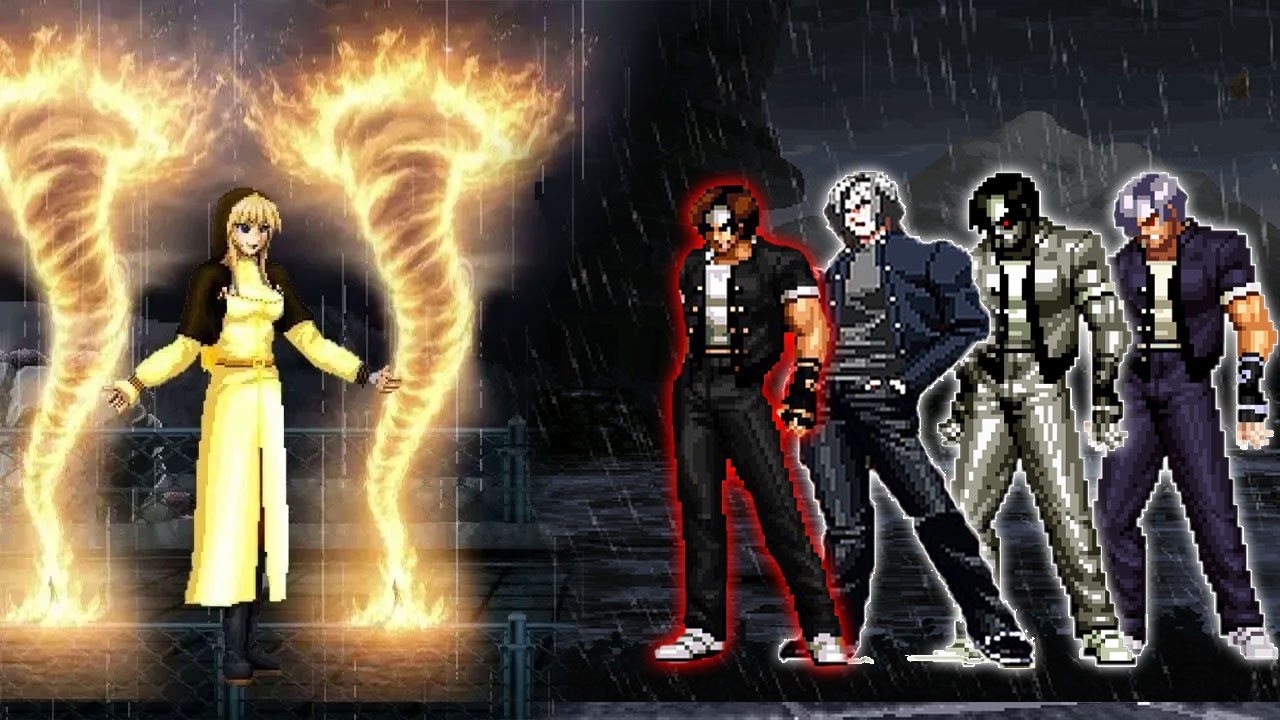 [Mugen KOF] Cal Sp Goeniko Vs Super Kyo Kusanagi Team