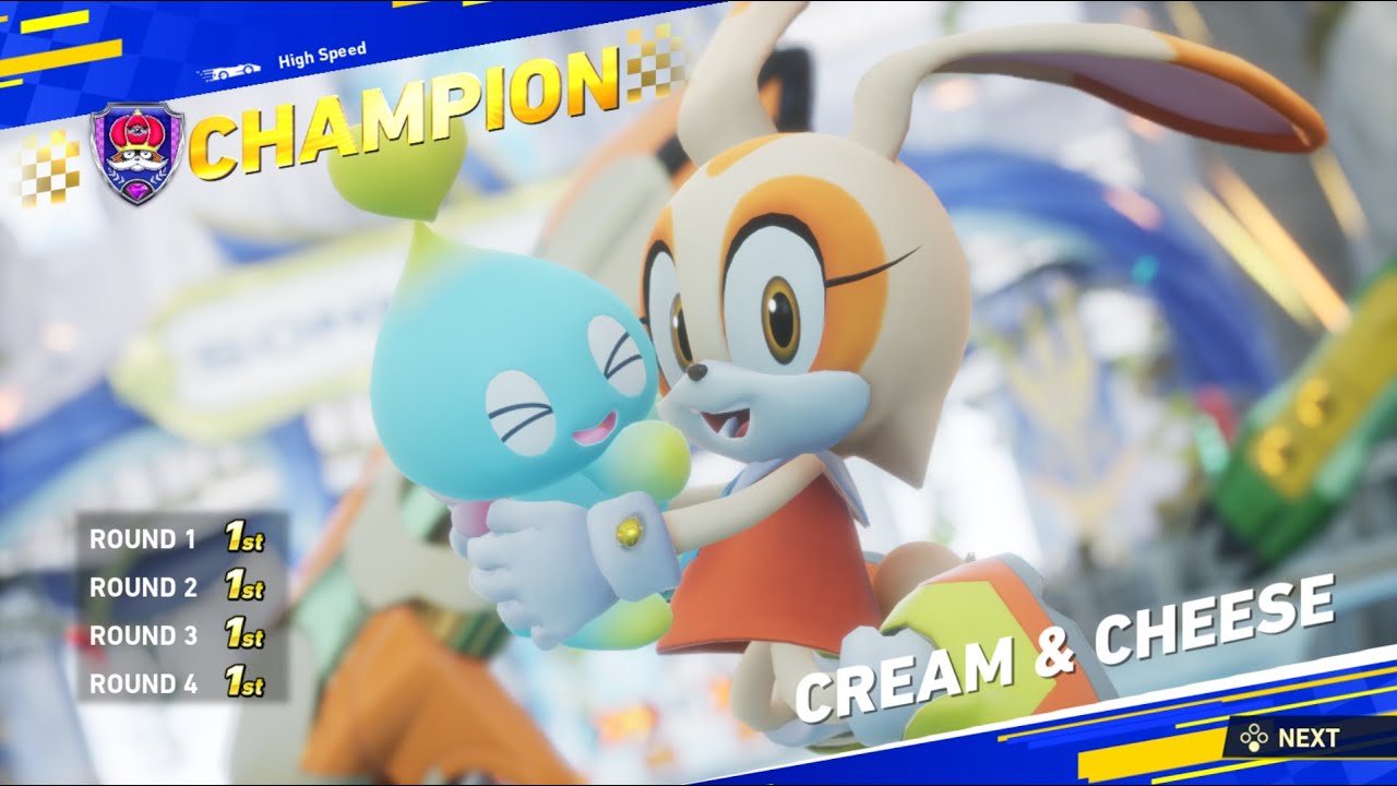 Sonic Racing Crossworlds Open Network Test - Cream the Rabbit Gameplay