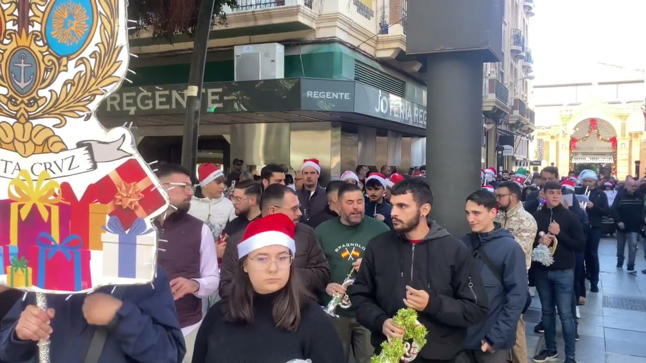Pasacalles navideño de la BCT Santa Cruz - Almería 2024