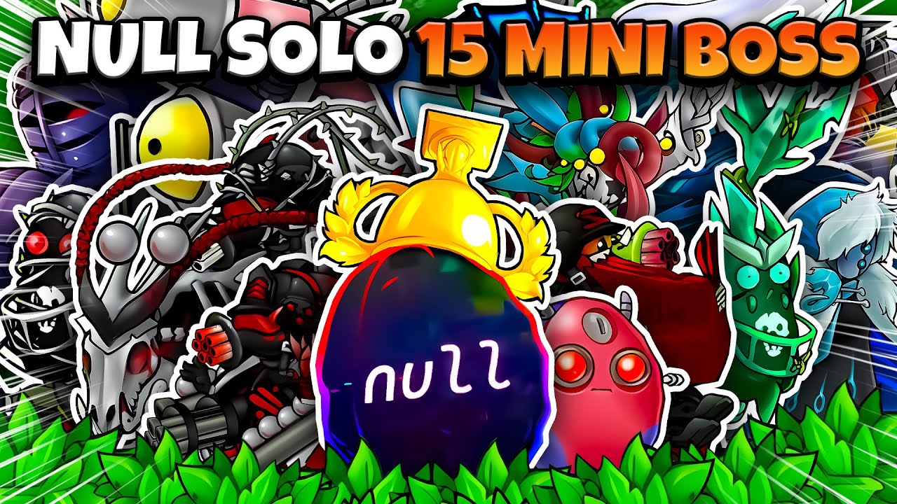 Plants vs Zombies RH FUSION - NULL THHẦN THÁNH SOLO 15 MINI BOSS LUYỆN NGỤC GACHA FUSION 3.0