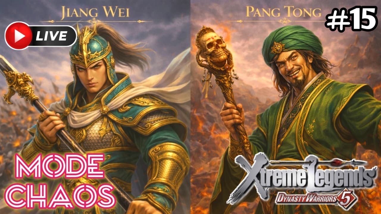 JIANG WEI DAN PANG TONG | MODE CHAOS - Dynasty Warriors 5 | PART 15