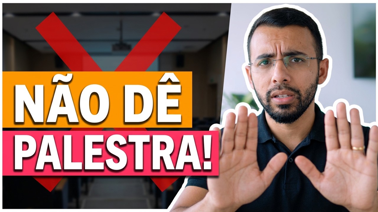Aula vs Palestra - Não erre isso na sua prova didática!