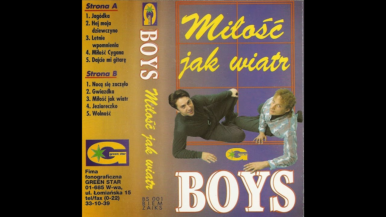 BOYS - MIŁOŚĆ JAK WIATR (1994) (FULL ALBUM)