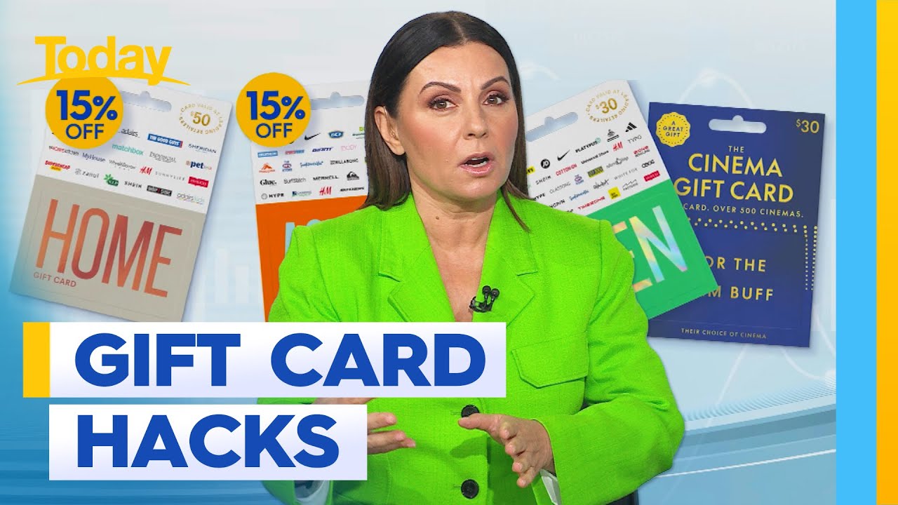 Gift card hacks to help you save money | Today Show Australia