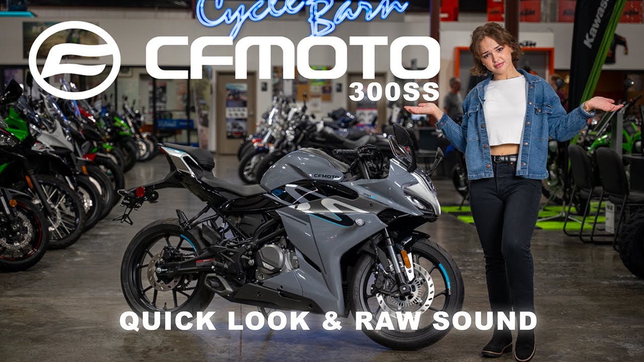 Обзор и сырой звук CFMOTO 300ss 2023 года | Cycle Barn