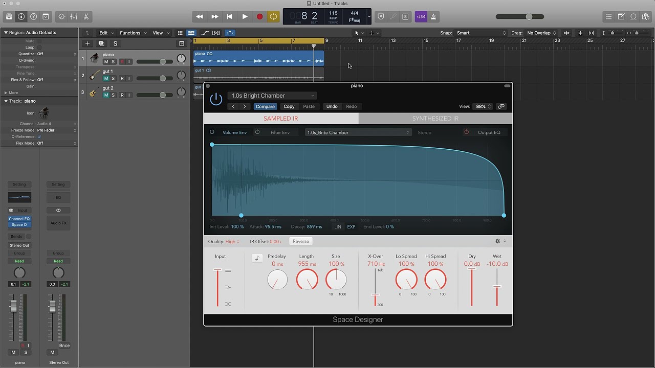 Best Stock Plugins For Piano & Guitar In Logic Pro X