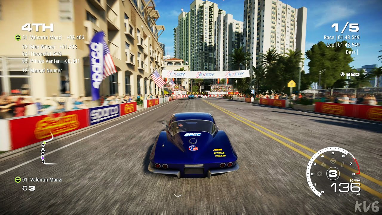 GRID Legends - Chevrolet Corvette 1967 - Gameplay (PC UHD) [4K60FPS]