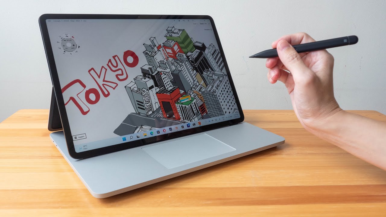 Обзор художника: Microsoft Surface Laptop Studio