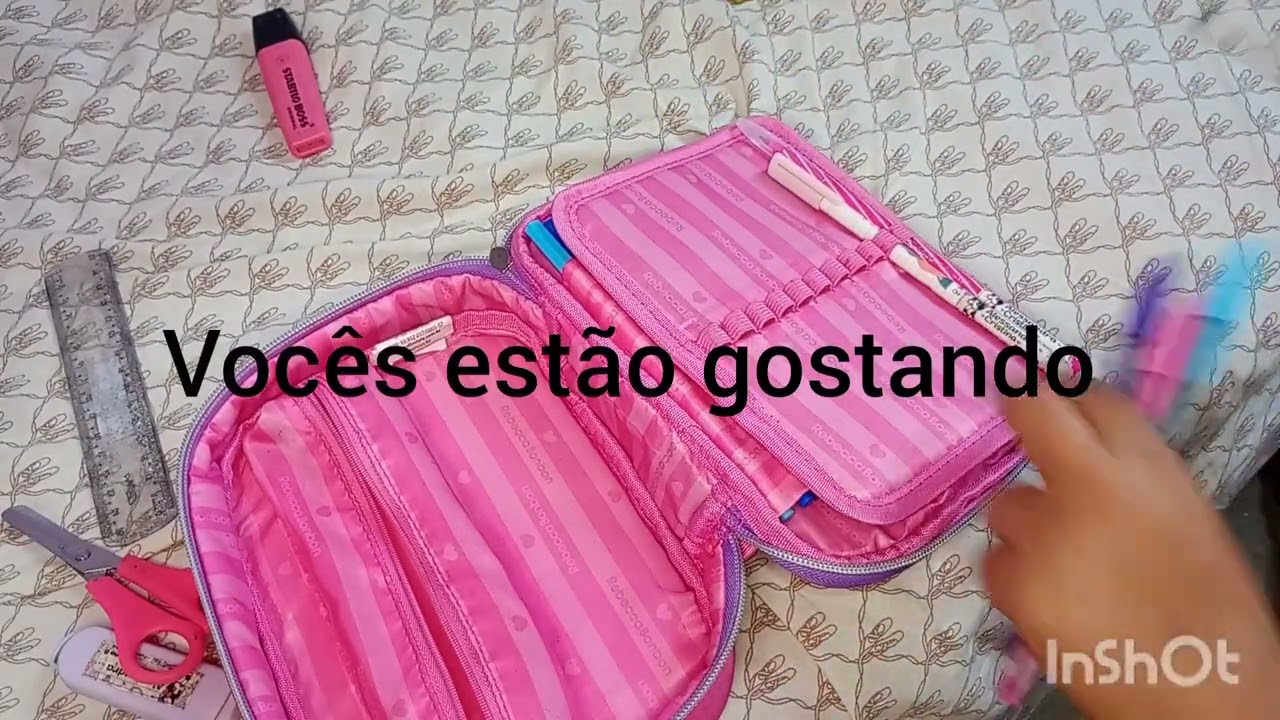 Organizando o meu estojo da Rebecca bonbon