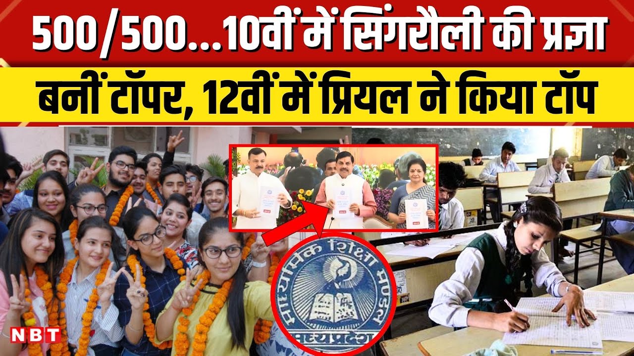 MP Board 10th 12th Result 2025: आ गई एमपी बोर्ड की Topper List, CM Mohan Yadav क्या बोले ।MPBSE। NBT