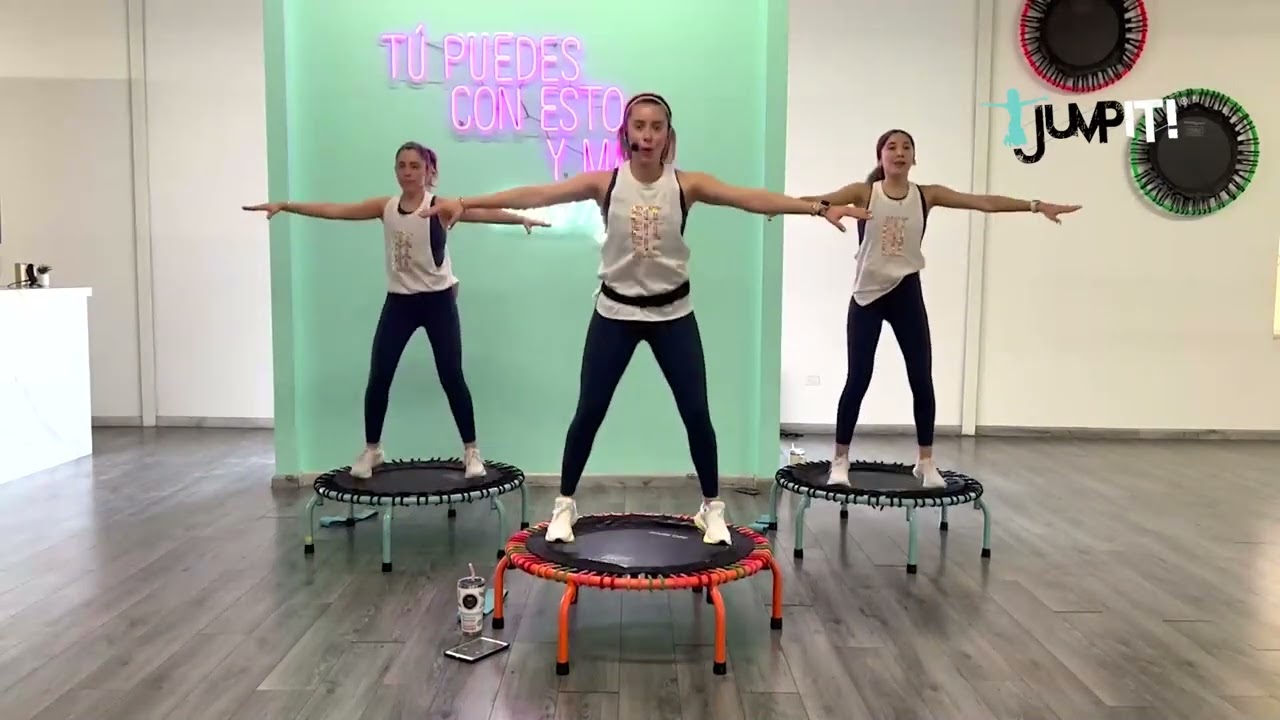 Clase Jump It Principiantes by Tania de Alba (cardio en trampolin)