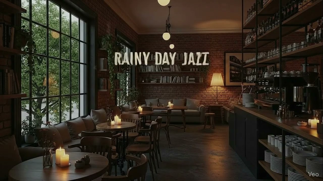 [ #RainyDayJazz #29 ] Relaxing Jazz for Study, Work & Focus | Cozy Coffee Shop Ambience