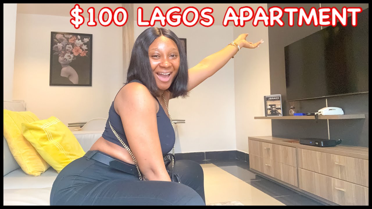 LIFE IN LAGOS | $100 SHORTLET LAGOS APARTMENT TOUR | Lydia Meggison
