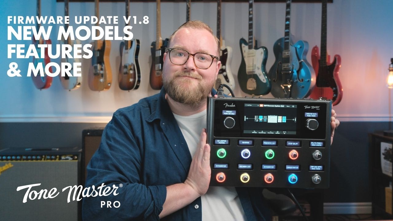Уилл Беннетт демонстрирует новые усилители, эффекты и функции Tone Master Pro | Fender