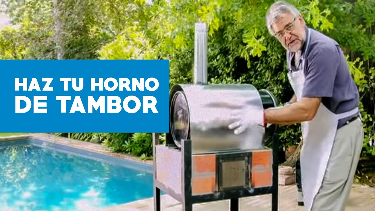 Cómo hacer un horno de tambor con ladrillos refractarios