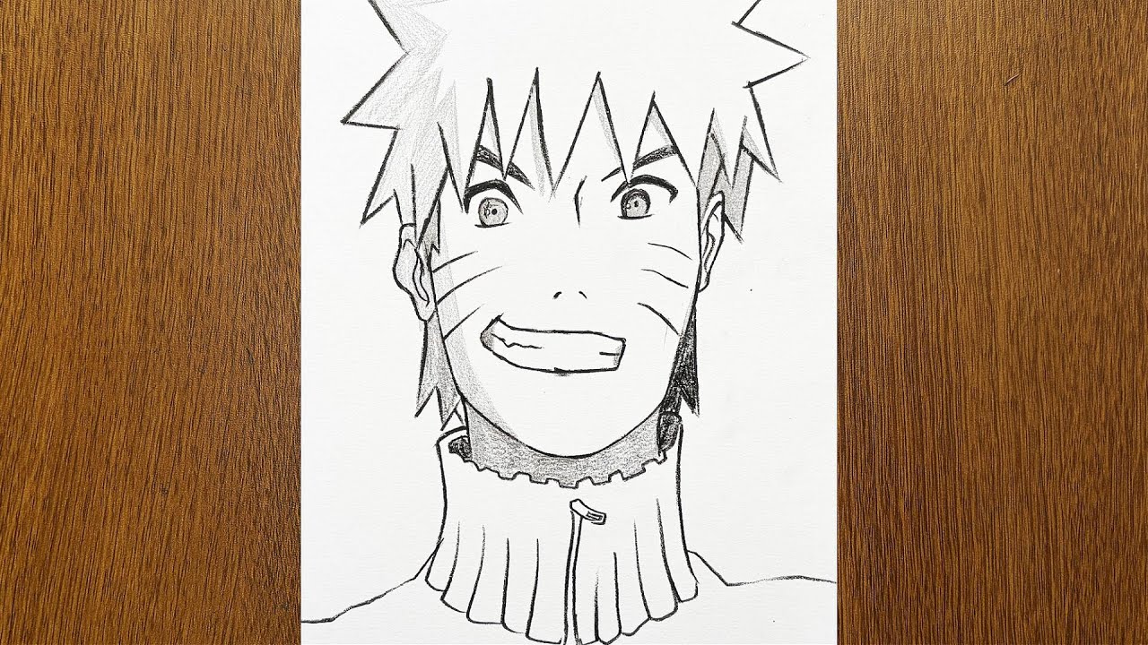 How to draw Naruto step by step tutorial easy anime drawing
